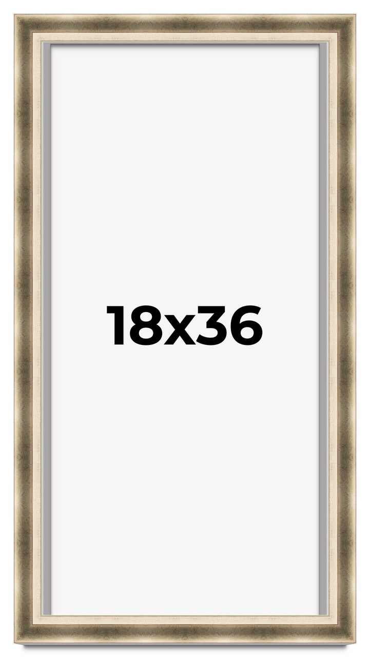 Panoramic Shadow Box 1.75" Deep Silver Frame - UV Acrylic, Backing, Hanging Hardware